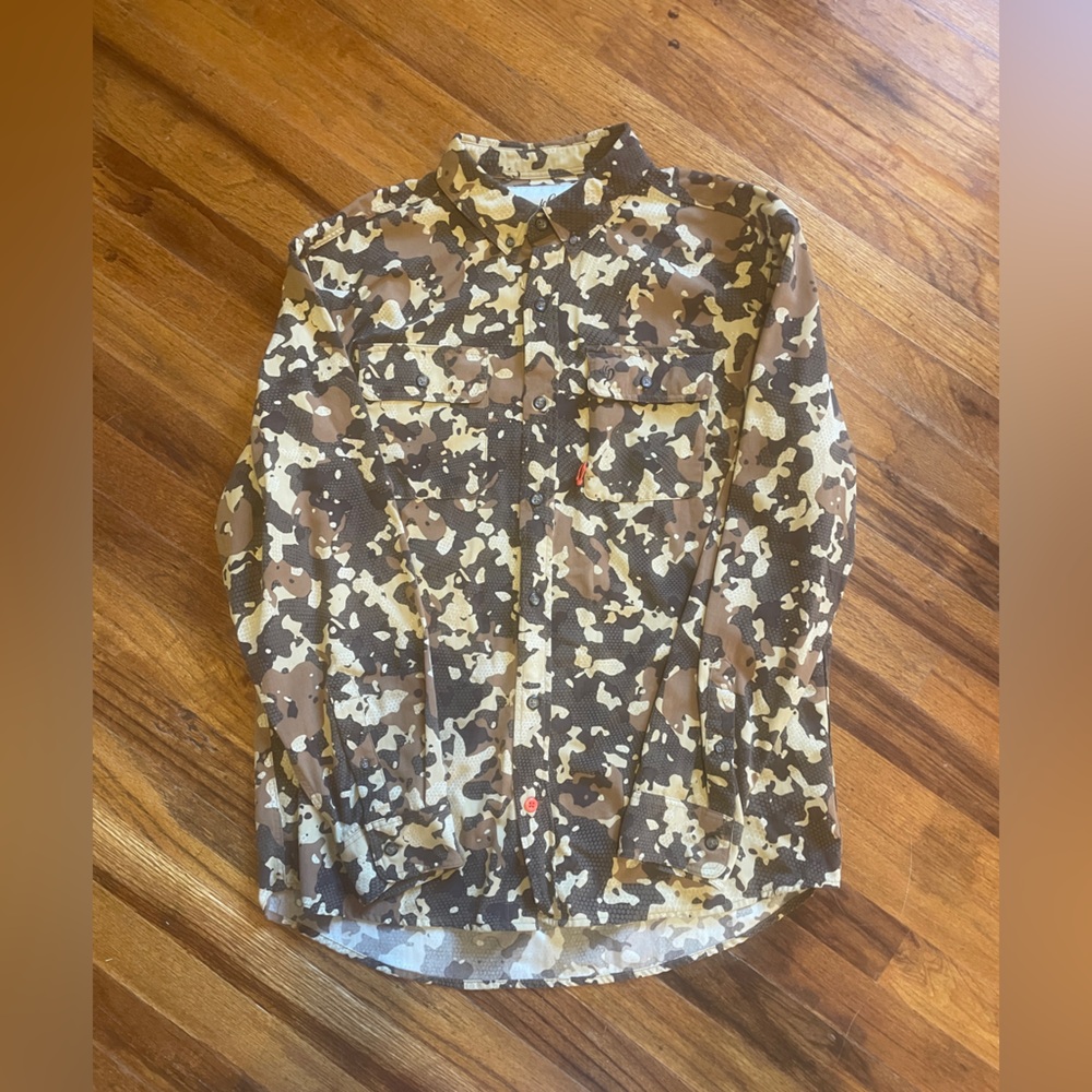 Duck Camp Camouflage Button-Up Shirt